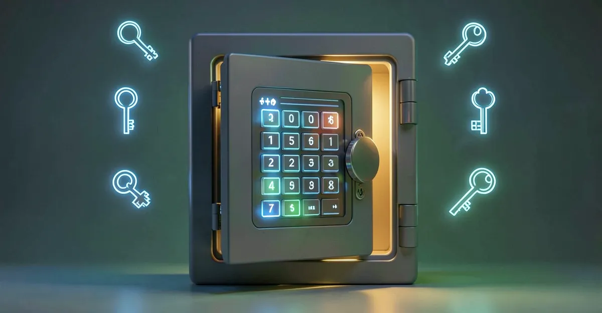 Password manager with strong password generation