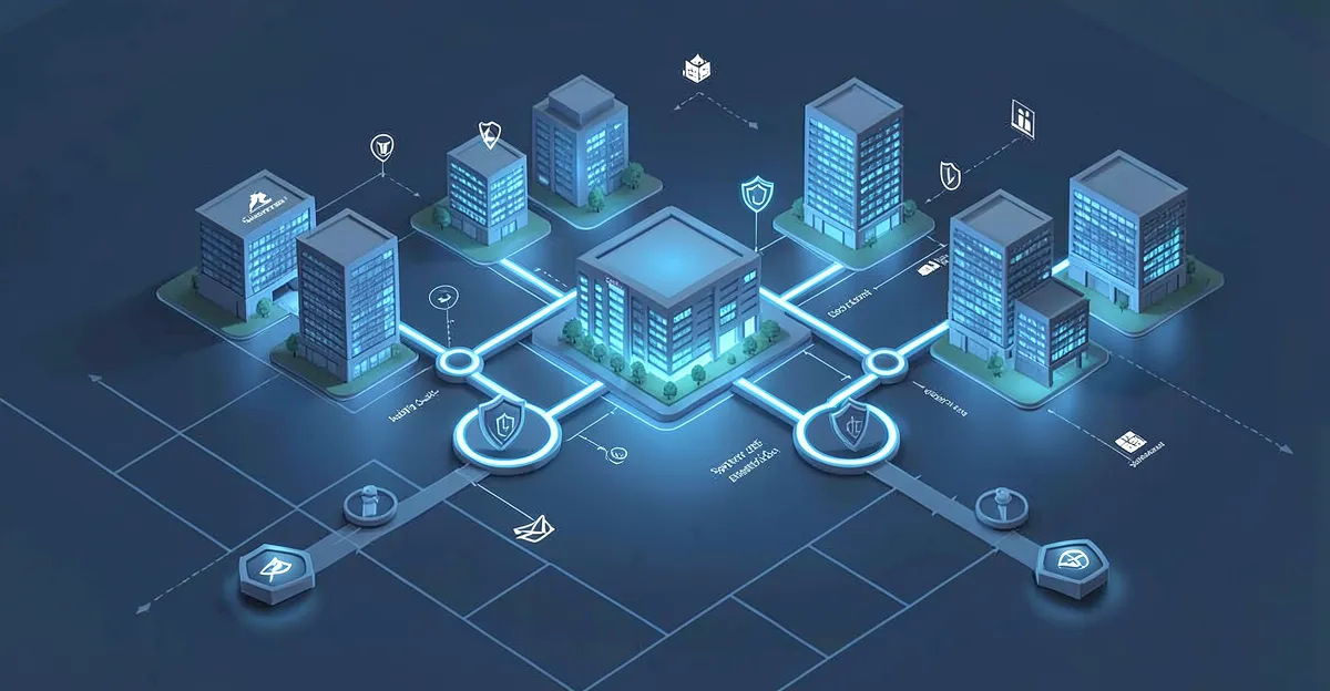 Network of connected businesses - supply chain security